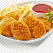 Nuggets w/Fries ( 6 pieces)