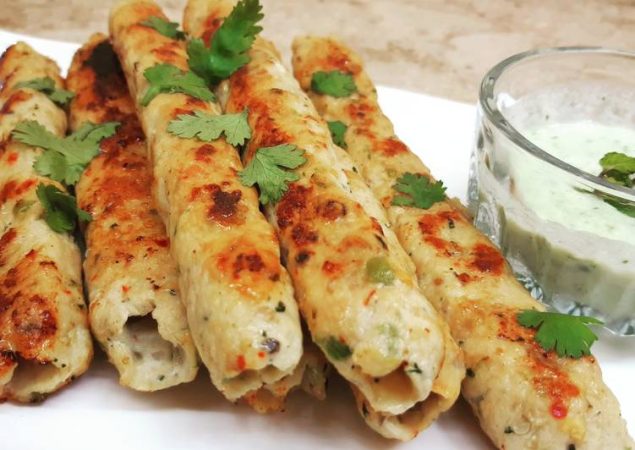 chicken seekh kabab 3 piece